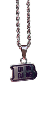 “ EB “ Logo Stainless Steel Rope Chain